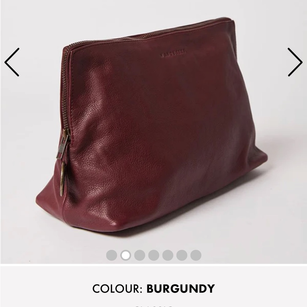 Wanderers The Milano leather bag. Large. Burgundy. Barely used.